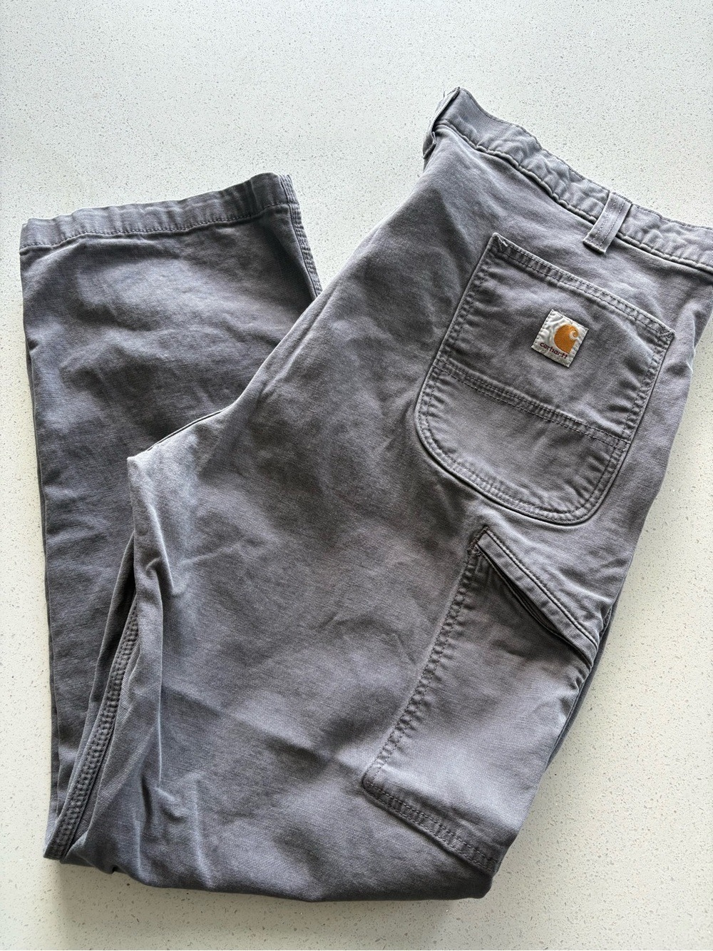 Carhartt Relaxed Fit Charcoal Gray Work Pants